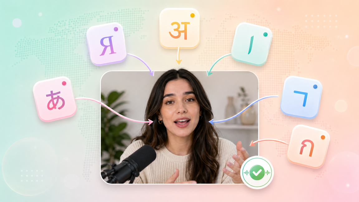 Lip sync de traducción de video